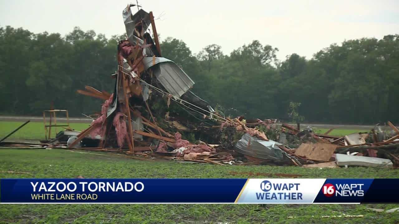 Tornado tears through Yazoo County [Video]