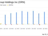 Orion Group Holdings Inc (ORN) Q1 2024 Earnings: Misses Analyst Estimates Amid Seasonal Slowdown