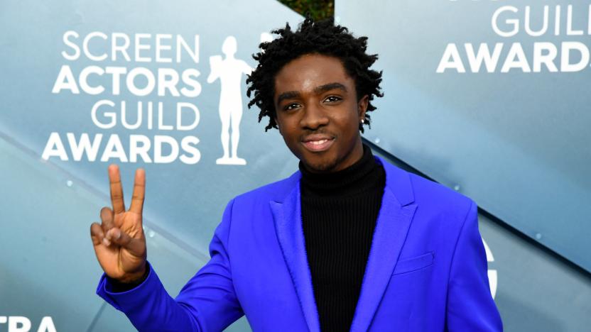 LOS ANGELES, CALIFORNIA - JANUARY 19: Caleb McLaughlin attends the 26th Annual Screen Actors Guild Awards at The Shrine Auditorium on January 19, 2020 in Los Angeles, California. (Photo by Jeff Kravitz/FilmMagic)