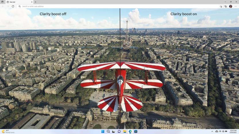 Clarity Boost for game streaming in Microsoft Edge