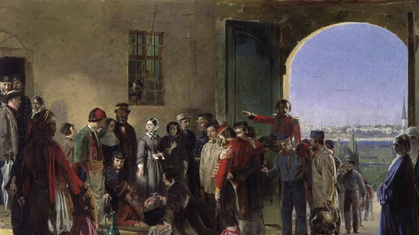 The Mission of Mercy: Florence Nightingale receiving the Wounded at Scutari