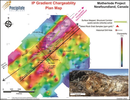 Precipitate Commences Drilling at Motherlode Gold Project in Newfoundland, Canada