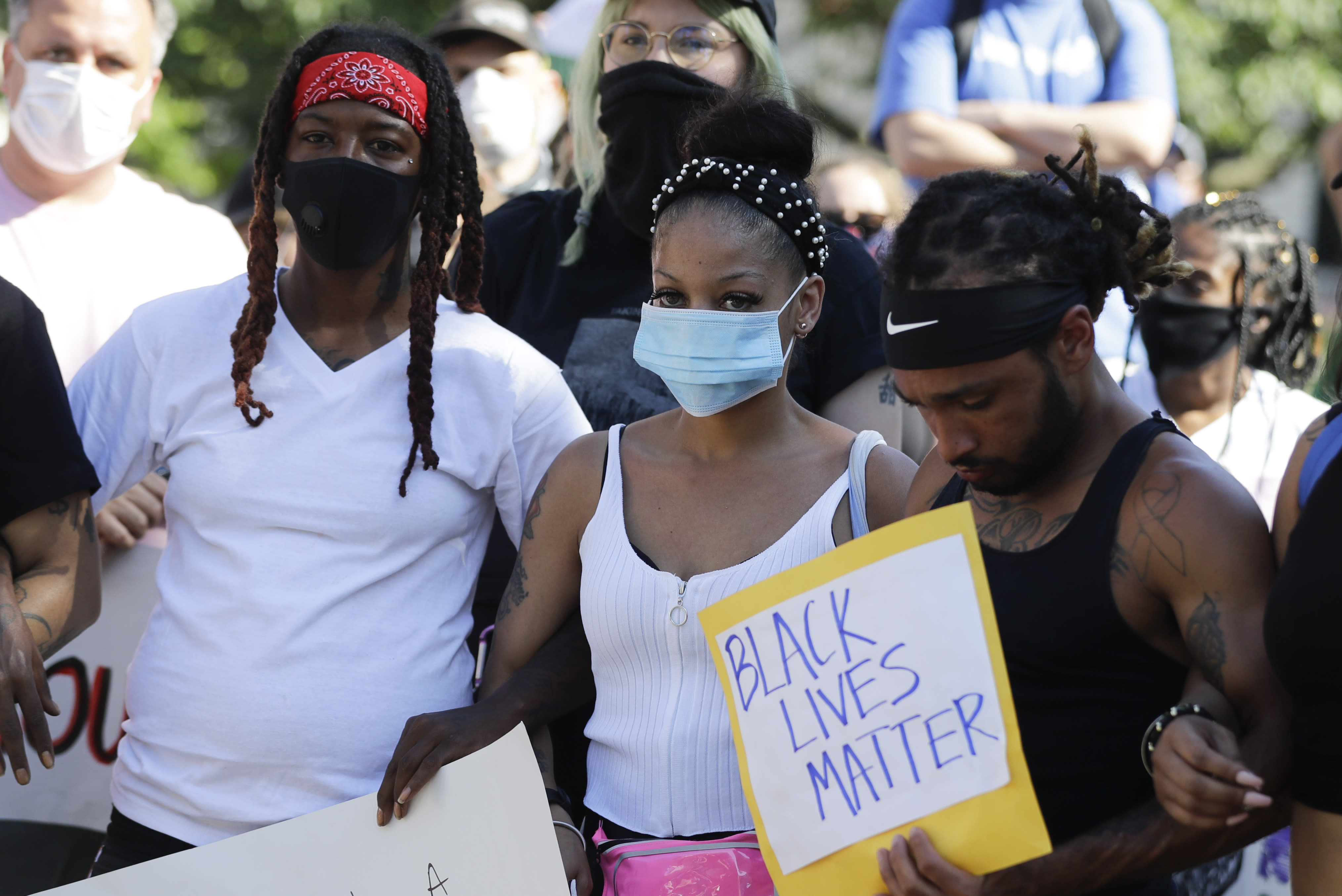 One face in the crowd: A protester haunted by the dead