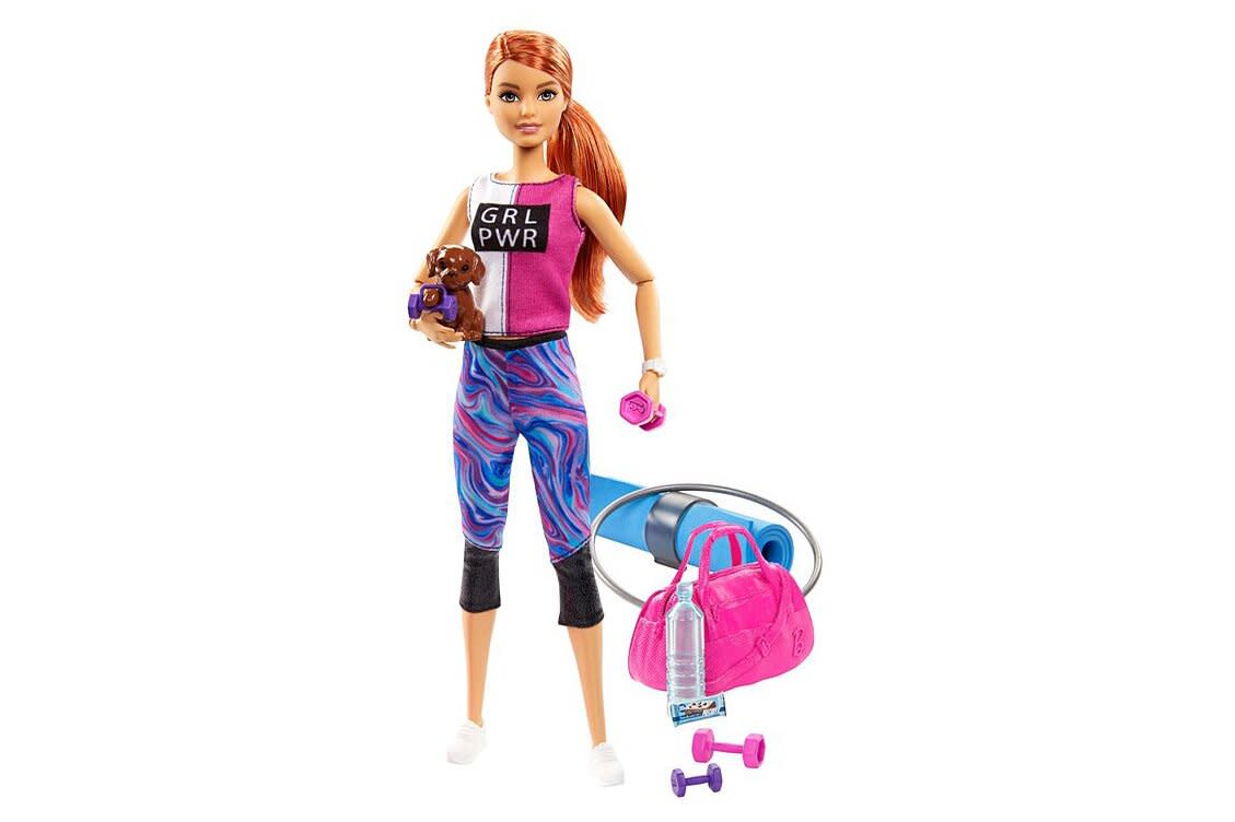 barbie yoga doll