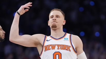 Yahoo Sports - The Knicks came away with a Game 1 victory behind Donte DiVincenzo clutch bombs, Josh Hart lightning strikes and another historic performance by Jalen