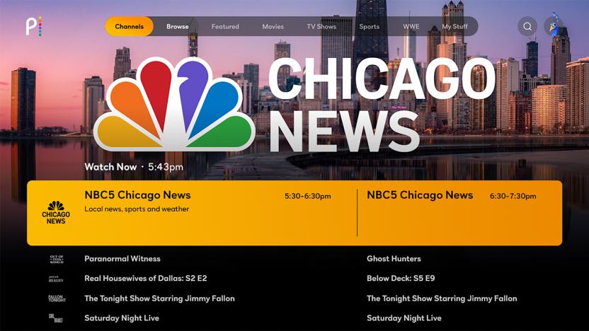 Live local NBC news on Peacock streaming service