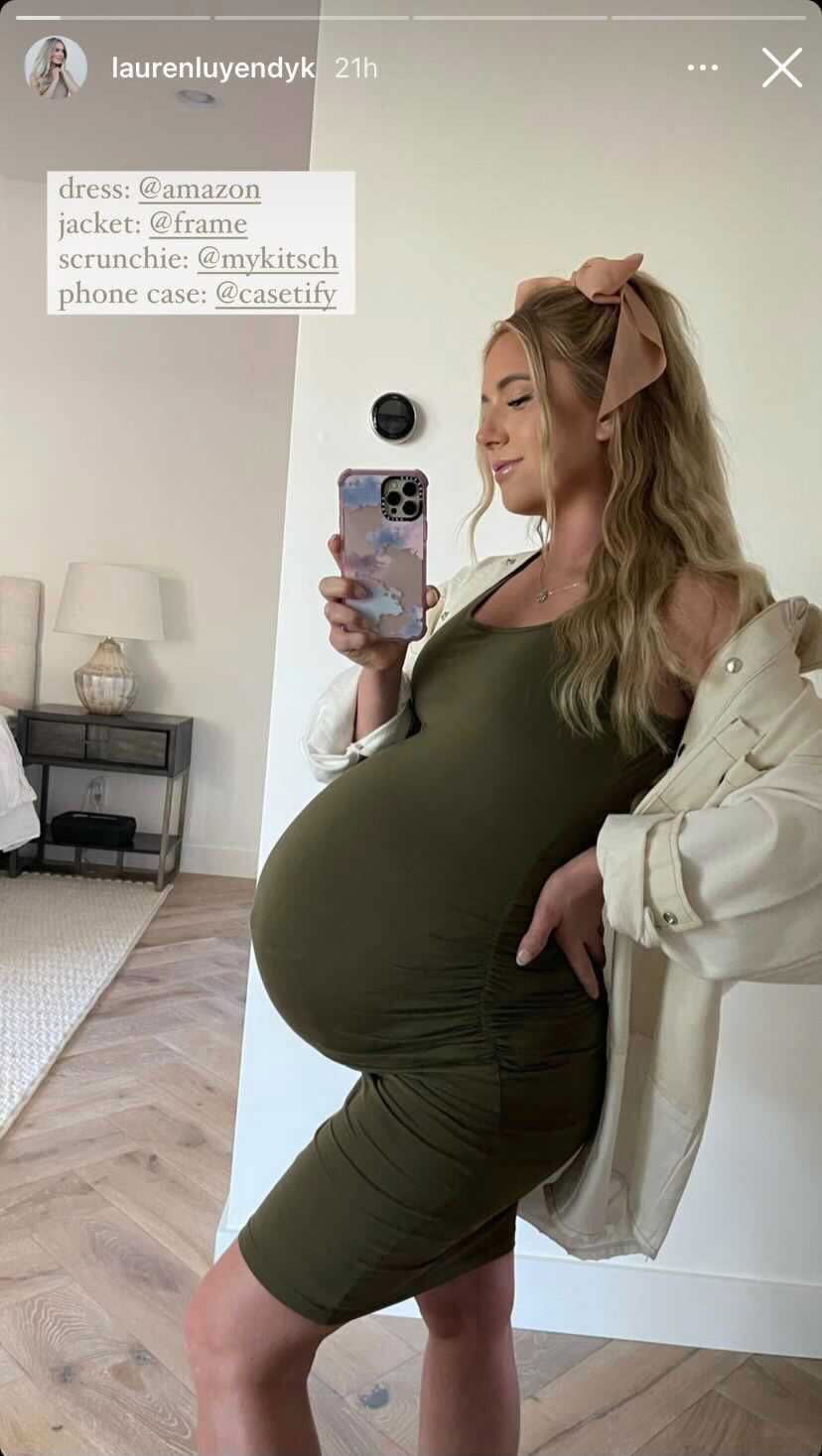 Pregnant Lauren Burnham Luyendyk Showcases Baby Bump in 'Last Days ...