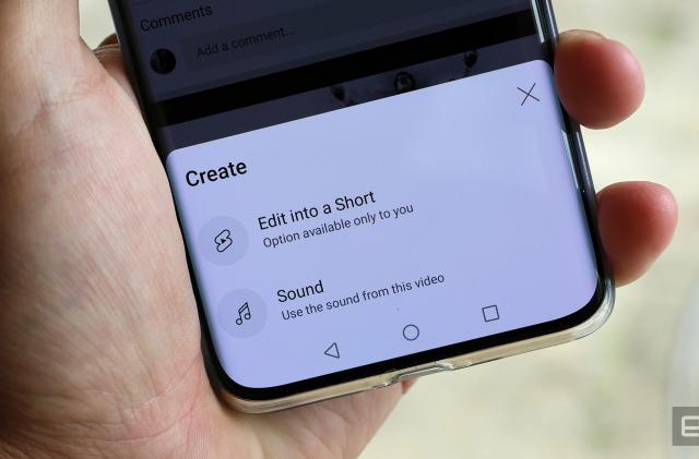 YouTube's new tool transforms regular videos into TikTok-like Shorts