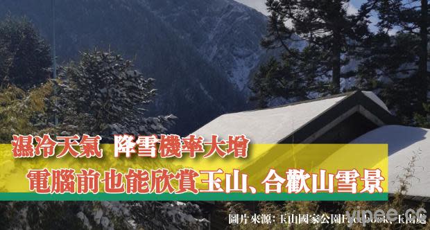 不出門也能賞雪 合歡山 玉山 雪霸 雪山 觀霧 陽明山現埸live 即時影像