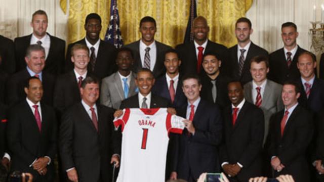 Obama Honors Champion Cardinals at White House