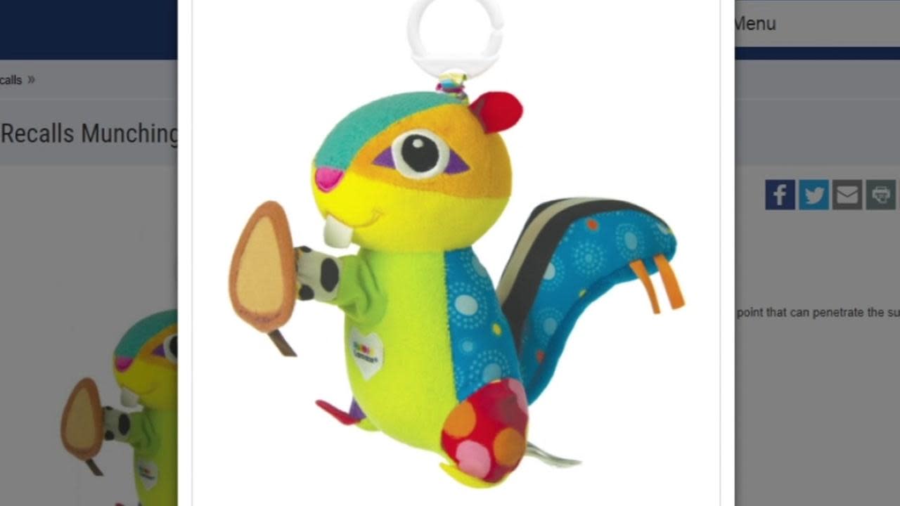 Recall of Lamaze Munching Max