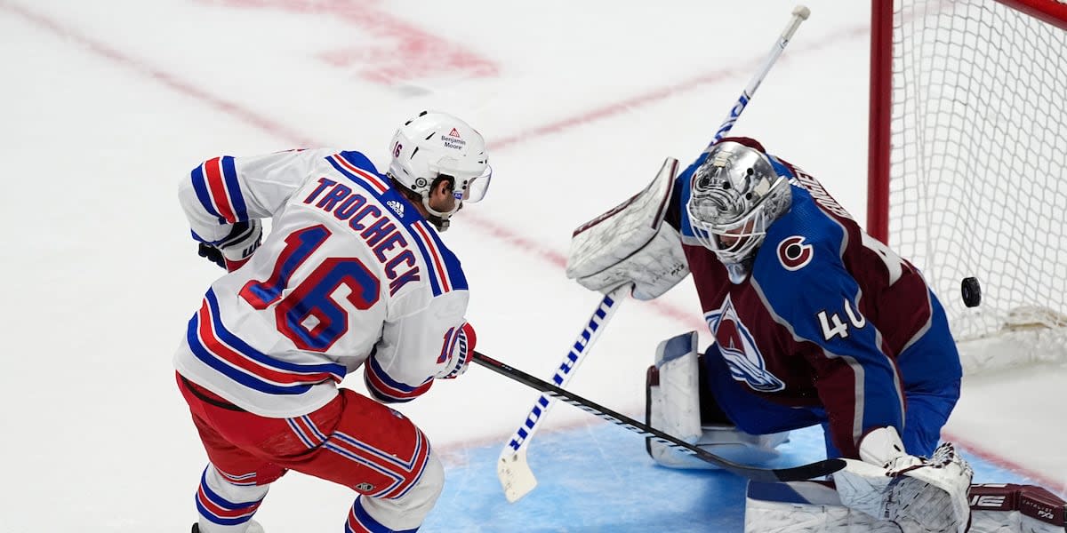 NHL-leading Rangers score shootout goals to lift past Avalanche 3-2