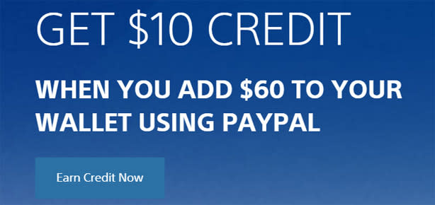 using paypal credit on psn