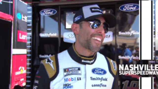 Aric Almirola on Busch Pole Award: ‘Finally a good weekend’