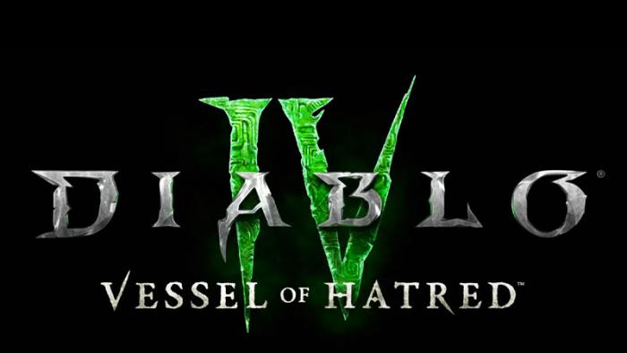 Diablo IV Vessel of Hatred expansion logo.