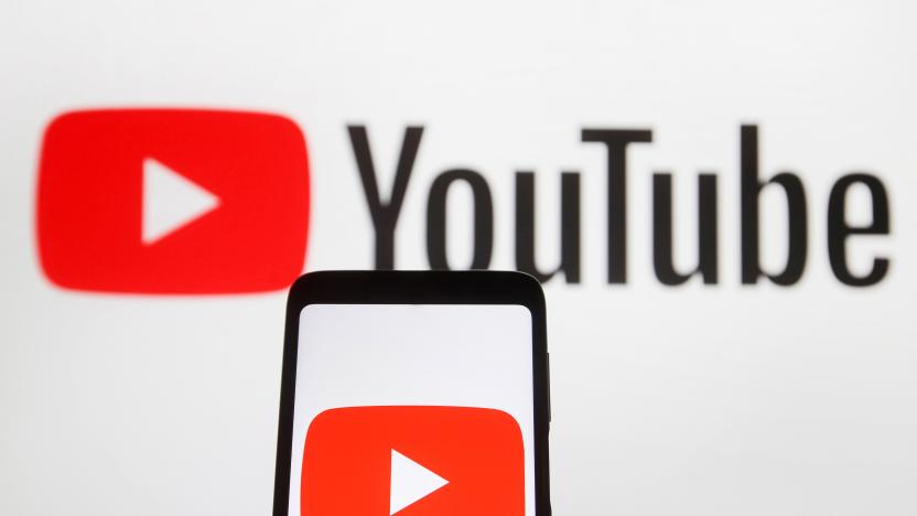 UKRAINE - 2021/01/05: In this photo illustration, a YouTube logo seen displayed on a smartphone. (Photo Illustration by Pavlo Gonchar/SOPA Images/LightRocket via Getty Images)