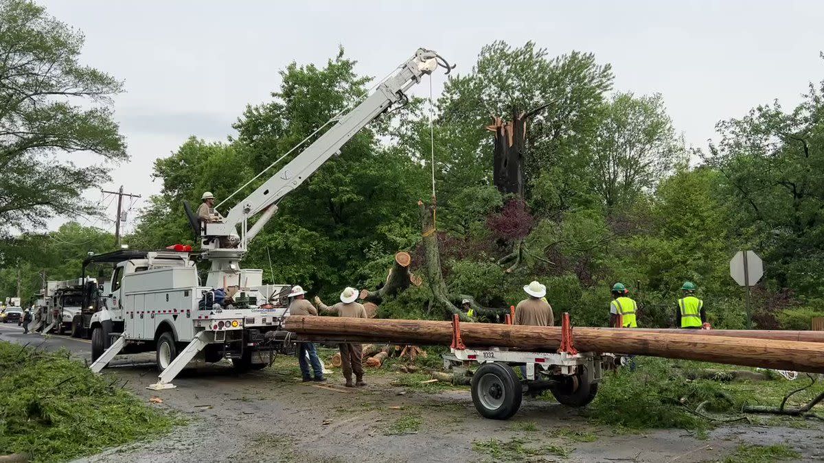 Crews Clear Downed Trees In Arkansas As More Storms Forecast