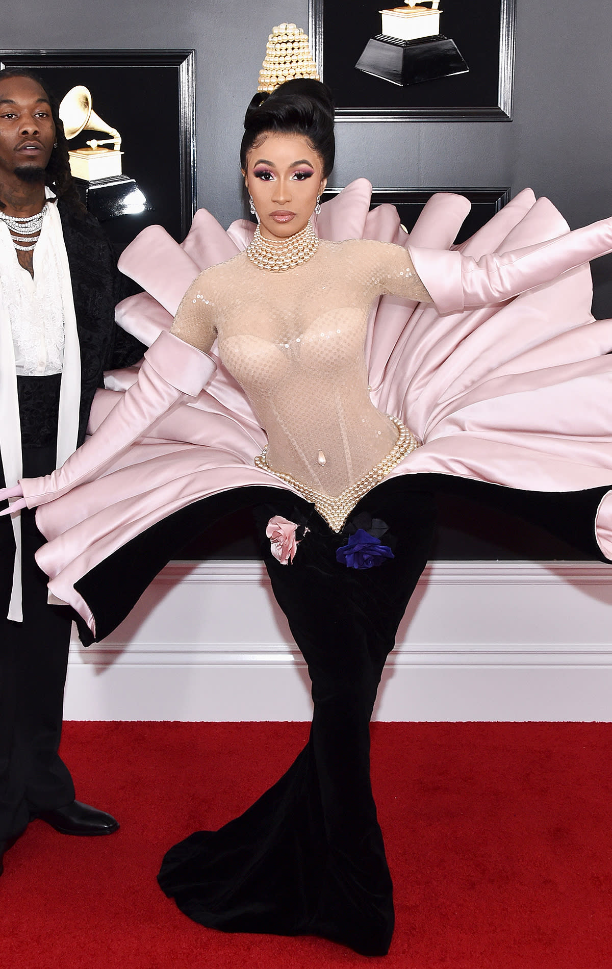 cardi b grammys 2019 outfit