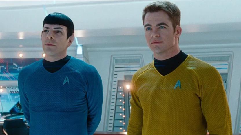 Image of Zachary Quinto and Chris Pine from 'Star Trek'