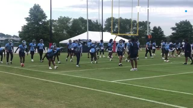 Tennessee Titans hold second day of training camp ahead of 2022 NFL season