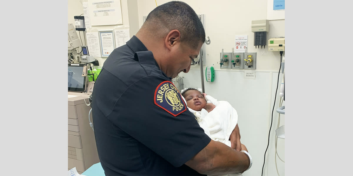 New Jersey officer catches 1-month-old baby thrown from 2nd floor balcony