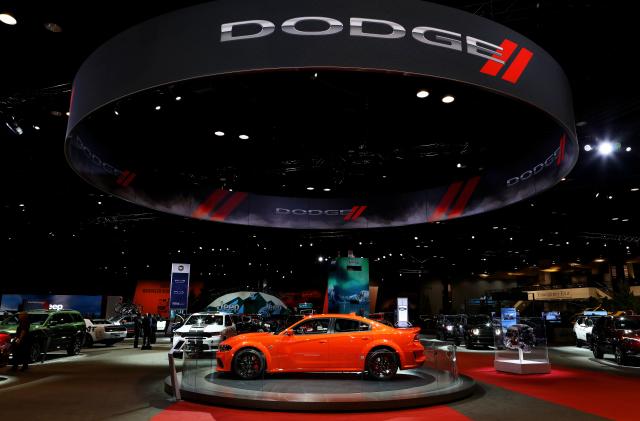 CHICAGO - FEBRUARY 06:  2020 Dodge Charger SXT is on display at the 112th Annual Chicago Auto Show at McCormick Place in Chicago, Illinois on February 6, 2020.  (Photo By Raymond Boyd/Getty Images)"n