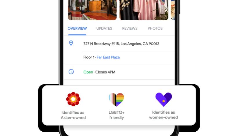 Google Asian-owned business label