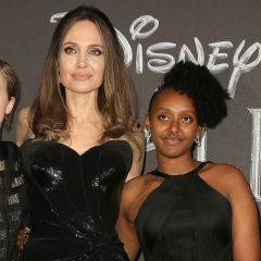 Angelina Jolie's Daughter Zahara, 14, Wears Her Natural Hair at Rome Maleficent Premiere
