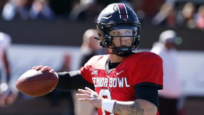 Associated Press - American quarterback Spencer Rattler of South Carolina runs through drills during practice for the Senior Bowl NCAA college football game, Wednesday, Jan. 31, 2024, in Mobile, Ala. (AP Photo/ Butch Dill)