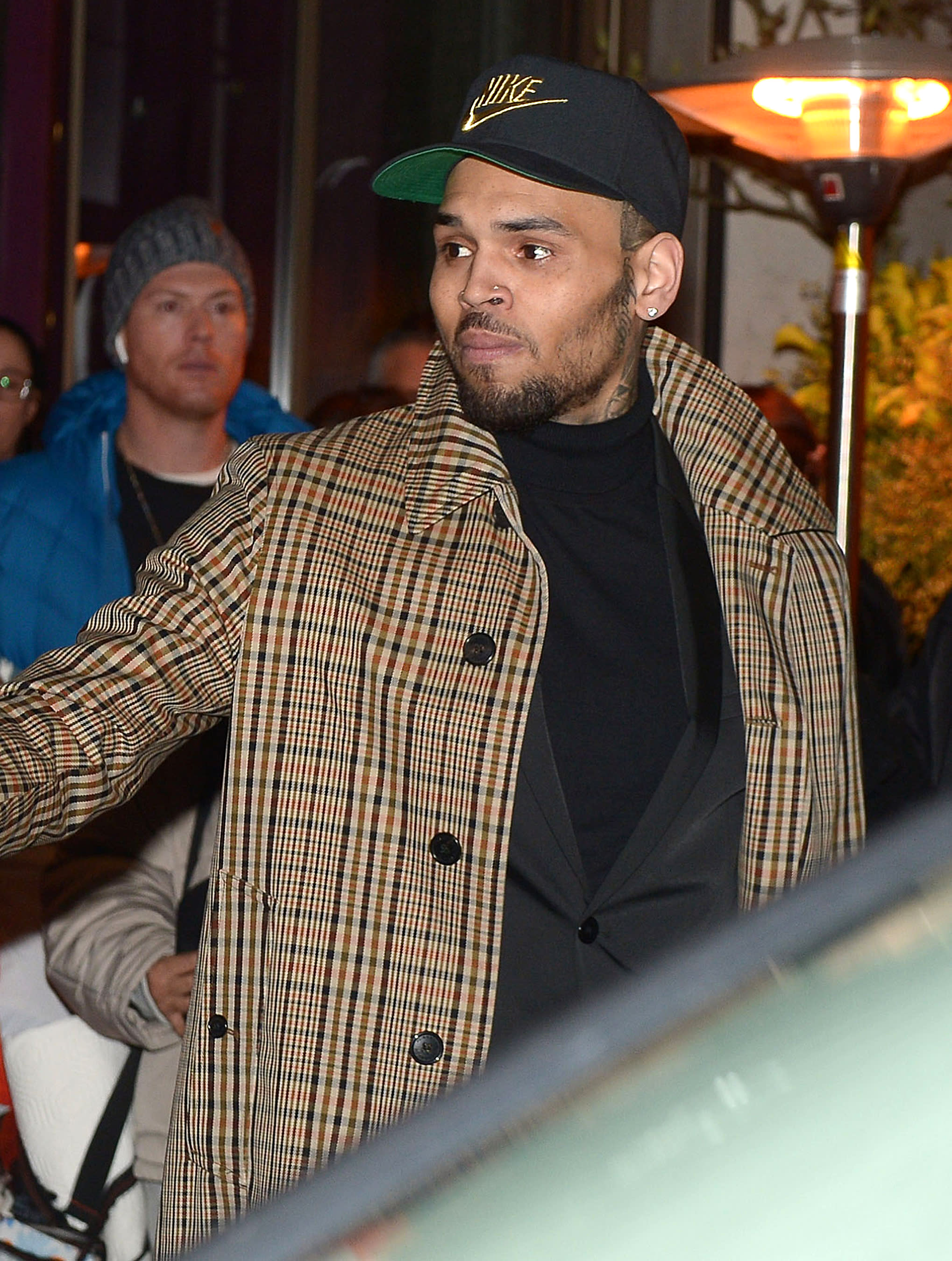 Chris Brown Spotted Out For The First Time Since Being Detained In
