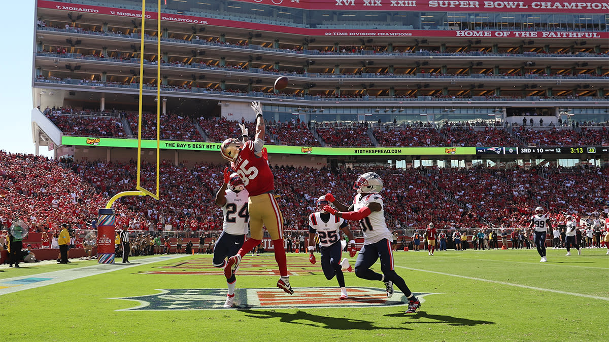 Kittle admits doubting 49ers' play call on spectacular TD grab