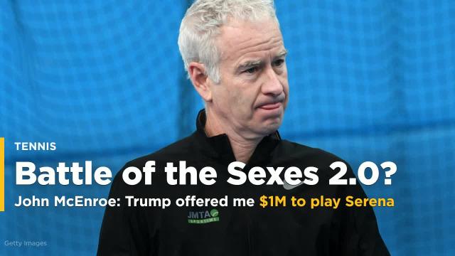 John McEnroe says Donald Trump offered him $1 million to play Serena Williams in 1998