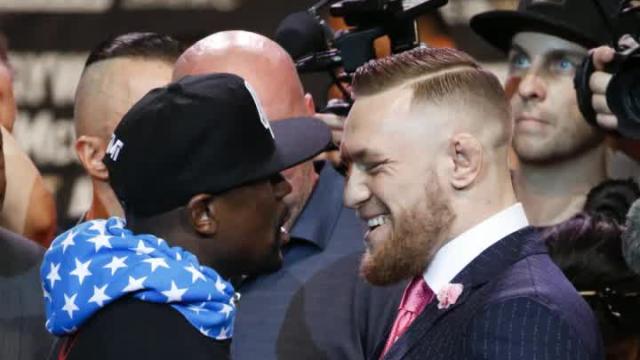 Conor McGregors explicit, not-so-secret wardrobe message aimed at Floyd Mayweather Jr.