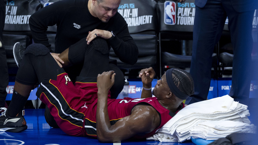 Yahoo Sports - Jimmy Butler was seen limping significantly on his way out of the arena on Wednesday