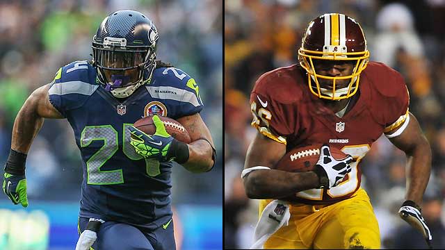 RBs key for Seahawks, Redskins