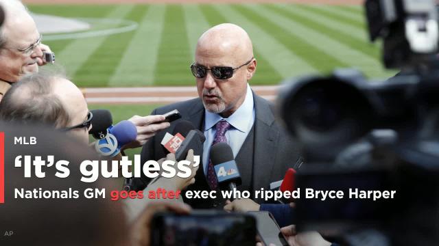 Nats GM Mike Rizzo fires back at anonymous exec who ripped Bryce Harper