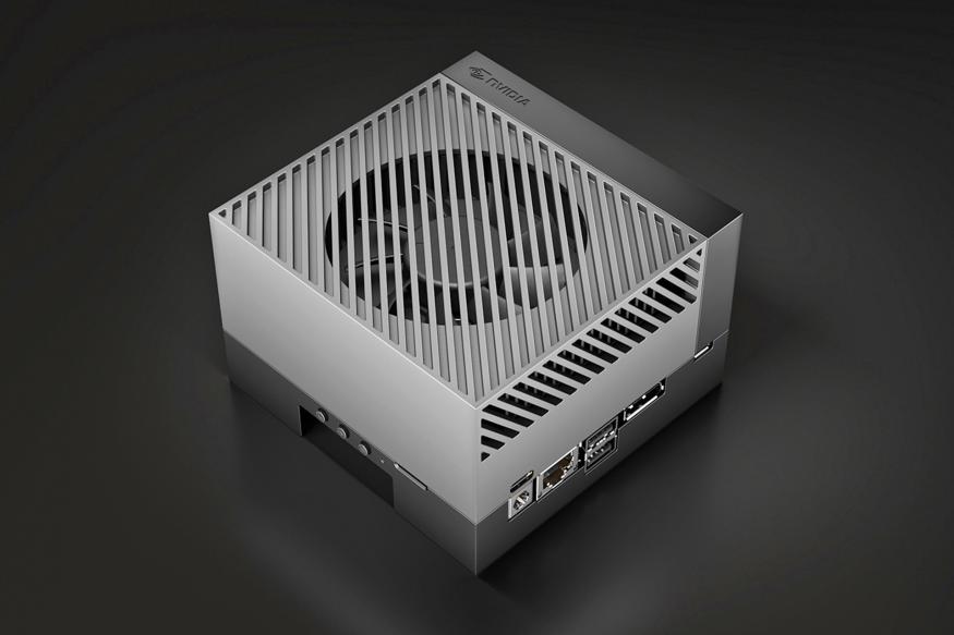 The NVIDIA Jetson AGX Orin box.