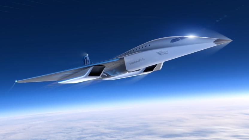 Virgin Galactic Mach 3 aircraft