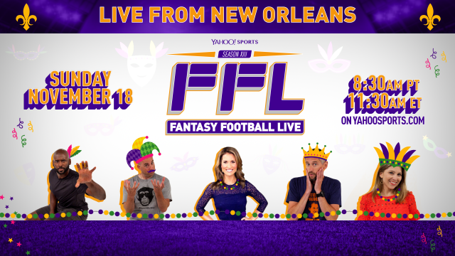 Watch 'Fantasy Football Live' Sundays on Yahoo Sports