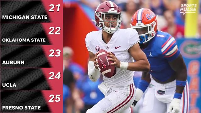 Alabama remains No. 1, while top 10 sees changes in USA TODAY Sports AFCA Coaches Poll