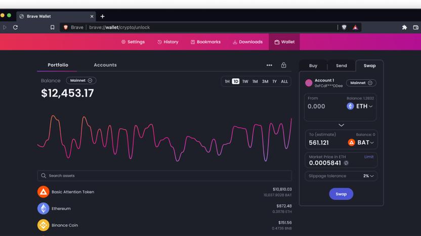 Brave browser crypto wallet