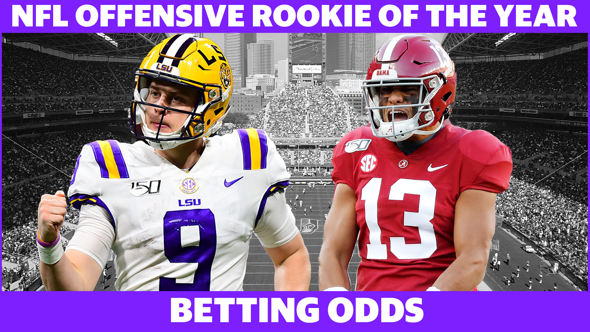 NFL odds: Joe Burrow is the clear rookie of the year favorite. Who will  challenge him?