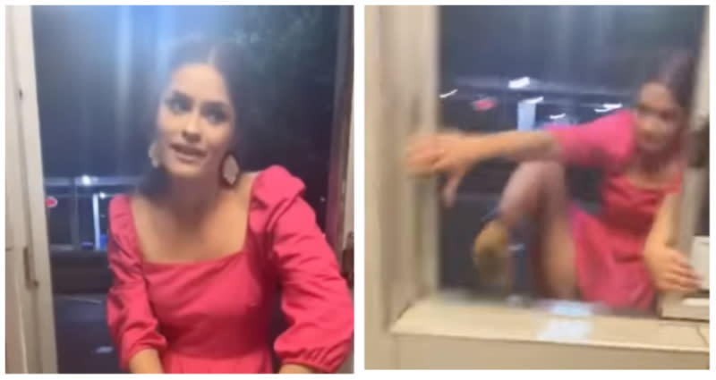 Una mujer trepa por la ventana de un McDonald’s para hacer su propio pedido en un video viral de TikTok