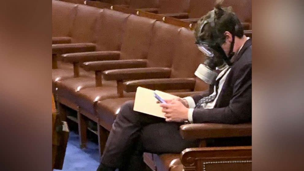 matt gaetz gas mask