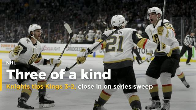 3 of a kind: Vegas tips Kings 3-2, closes in on series sweep