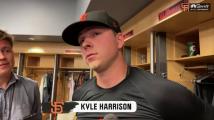 Harrison breaks down outing vs. Mets, happy Giants back at .500