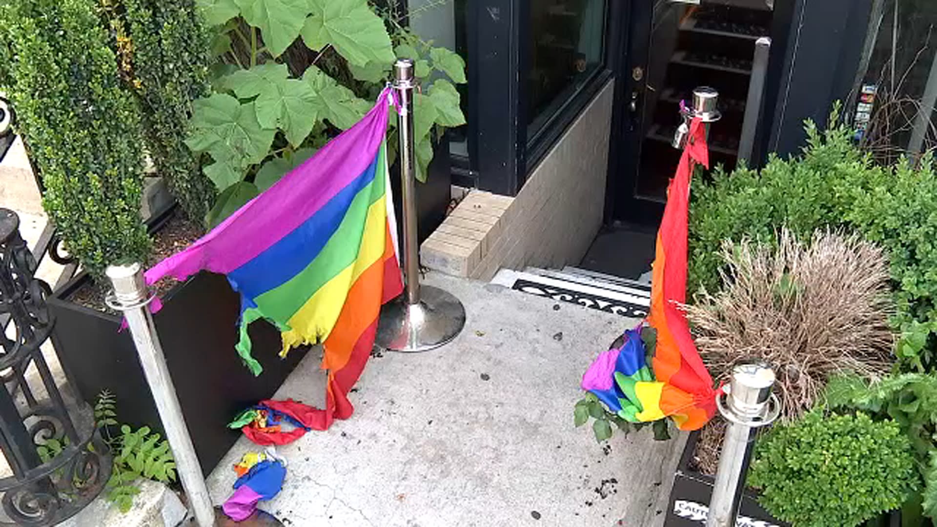 Police Investigate Hate Crime After 2 Rainbow Flags Were Set On Fire Outside Of Harlem Gay Bar