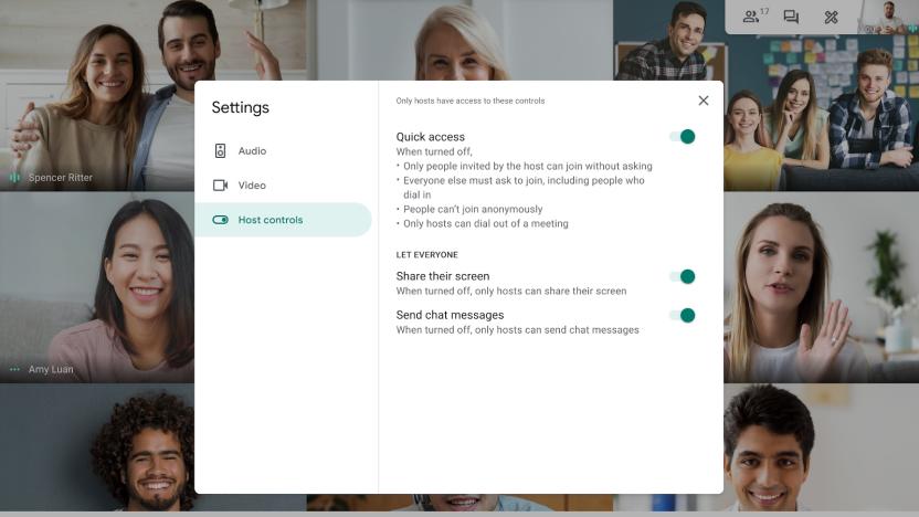 Google Meet makes moderation easier by allowing up to 25 people to co-host