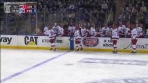 Jaccob Slavin with a Goal vs. New York Rangers