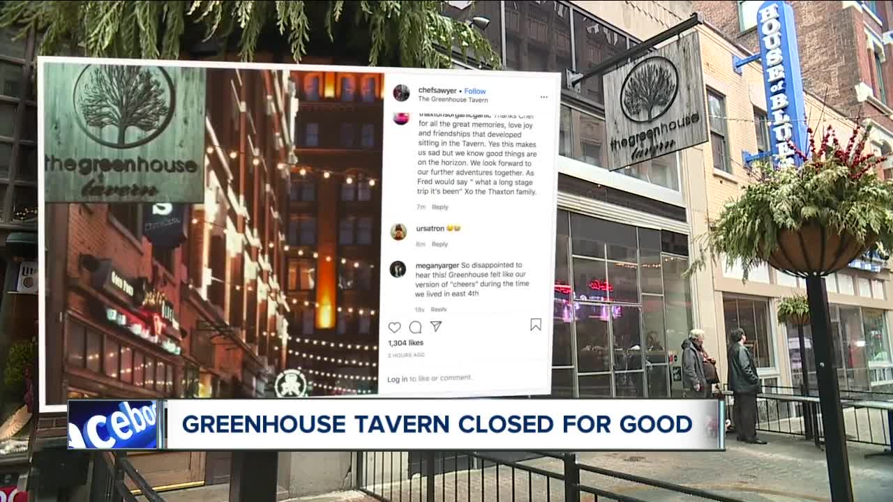 Greenhouse Tavern To Close A Week Earlier Than Announced Date Video